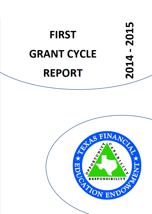 Image of 2014 - 2015 TFEE Impact Report Cover